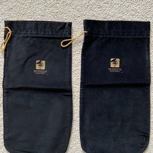 - 2 x The Excelelsior Hotel Hongkong velvety material golden pull string